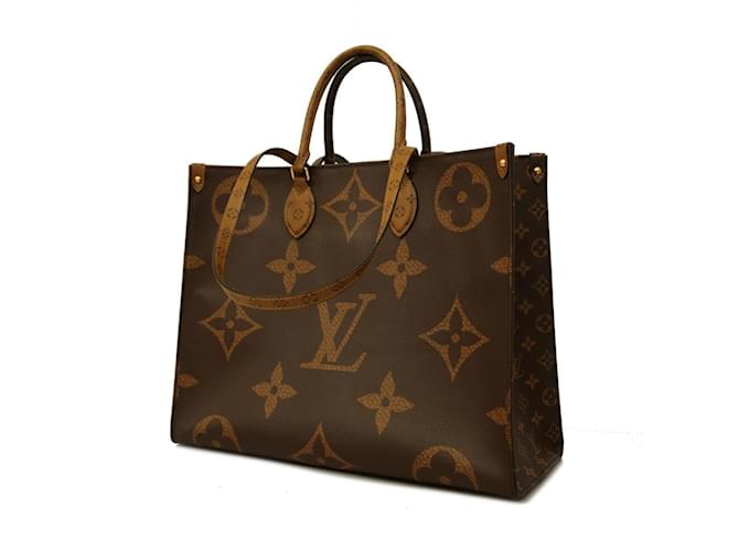 Bolso Louis Vuitton Monogram Empreinte On the Go GM - Marrón Castaño  ref.1446105