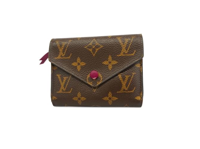 Portafoglio pieghevole Louis Vuitton in fucsia per donne Fuschia  ref.1446118