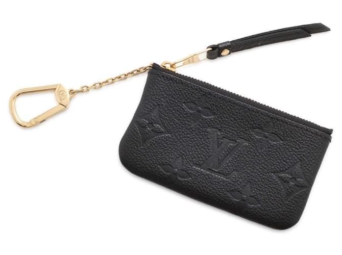 Louis Vuitton Monogram Empreinte Geldbörse in Schwarz Leinwand  ref.1446157