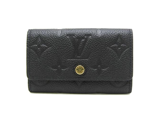 Estuche para llaves Multicles 6 en Monogram Empreinte de Louis Vuitton para mujeres Negro Lienzo  ref.1446257