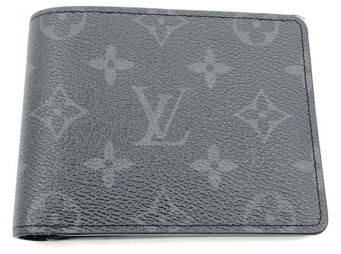 Slender Wallet Monogram Eclipse von Louis Vuitton Blau Monogramm