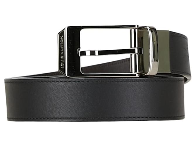 Ceinture réversible Santur pour femmes de Louis Vuitton Seattle Marron Noir  ref.1446327