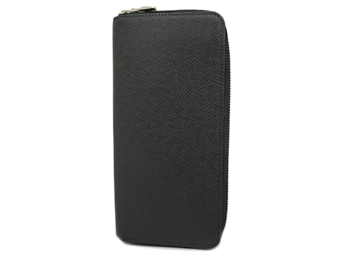 Louis Vuitton Taiga Zippy Vertical Long Wallet for Men Grey  ref.1446395