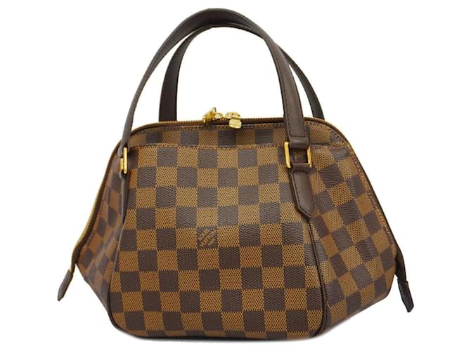 Sac à main Louis Vuitton Damier Belem PM pour femmes Toile Damier ebène  ref.1446419