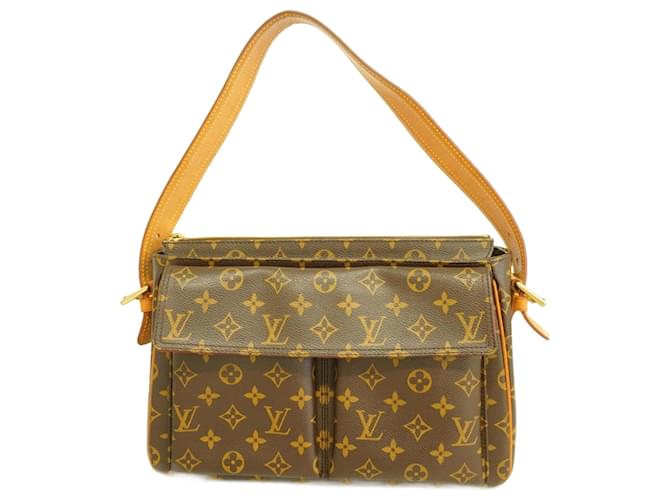 Sac à épaule Louis Vuitton Monogram Vivacite GM pour femmes Cuir vernis Marron  ref.1446421