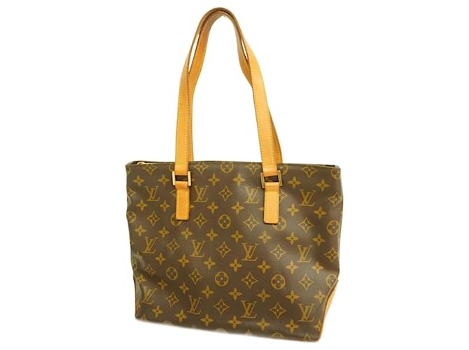 Sac cabas Piano Monogram Louis Vuitton - Marron Cuir vernis  ref.1446430