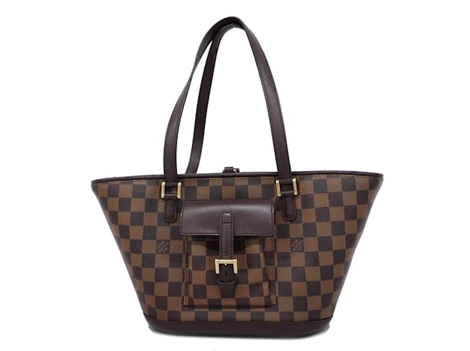 Louis Vuitton Damier Manosque PM Tote Bag in Ebenholz Damier ebene  ref.1446476