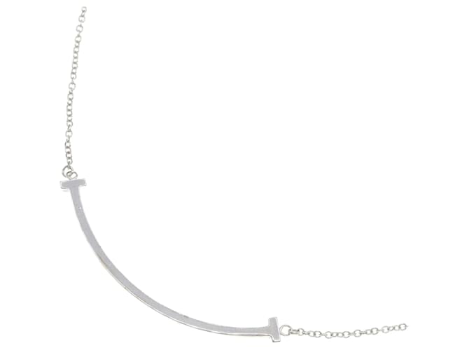 Collier Pendentif T Smile de Tiffany & Co. en Argent Sterling 925  ref.1446568