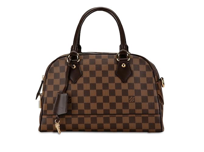 Borsa Louis Vuitton Damier Duomo N60008 - Pelle PVC marrone Plastica  ref.1446573