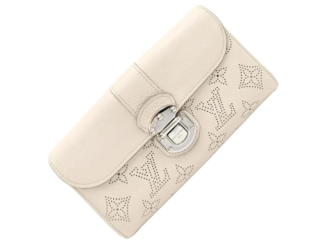 Portefeuille Mahina Louis Vuitton Iris M58159 - Blanc Ivoire Cuir  ref.1446585