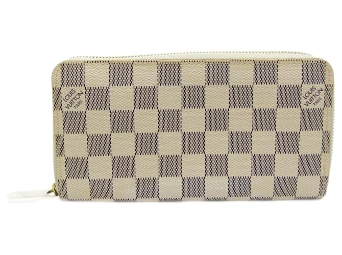 Louis Vuitton Damier Azur Zippy Wallet N60019 for Women Cloth  ref.1446647