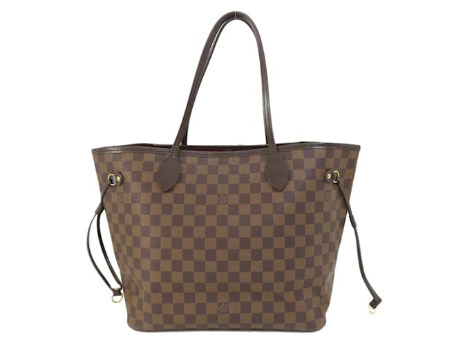 Louis Vuitton Neverfull MM Tote Bag in Damier Canvas Brown Cloth  ref.1446670