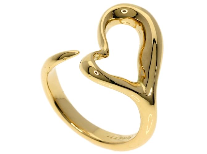 Tiffany & Co. 18K Yellow Gold Heart Band Ring for Women Golden  ref.1446803