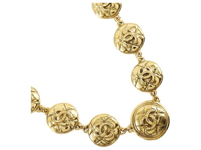 Timeless Collar chapado en oro Chanel Coco Mark para mujeres