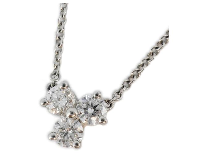 Tiffany & Co Collier en diamant Tiffany Aria 3PD en platine 950 pour femmes  ref.1447095