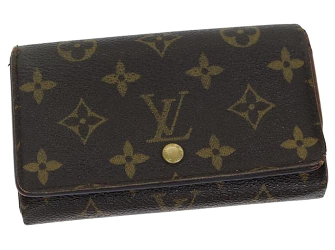 LOUIS VUITTON Monogram Porte Monnaie Billets Tresor Wallet M61730 LV Auth 79857 Toile Monogramme  ref.1447152