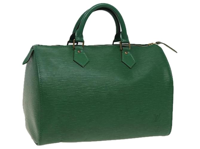 LOUIS VUITTON Epi Speedy 30 Hand Bag Borneo Green M43004 LV Auth mr263 Leather  ref.1447182