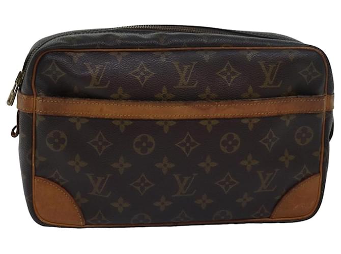 LOUIS VUITTON Monogram Compiegne 28 Clutch Bag M51845 LV Auth yk13140 Cloth  ref.1447190