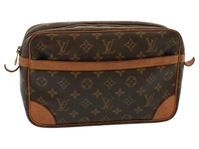 LOUIS VUITTON Monogram Compiegne 28 Clutch Bag M51845 LV Auth 79475 Cloth  ref.1447274