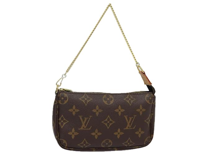 LOUIS VUITTON Monogram Mini Pochette Accessoires Pouch M58009 LV Auth 79057 Cloth  ref.1447275