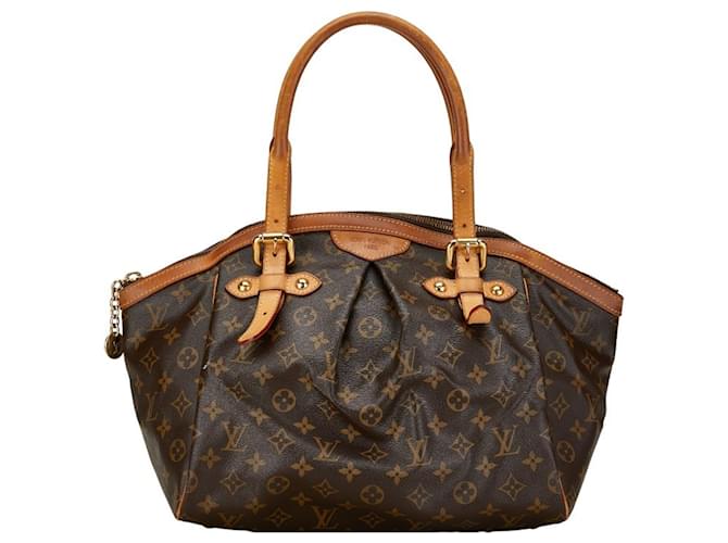 Louis Vuitton Monogram Tivoli GM Handbag - Brown PVC Leather Plastic  ref.1447472