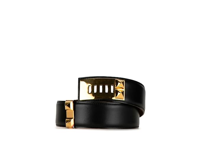 Hermès Hermes Collier de Chien Medor Belt - Size 65 Black
