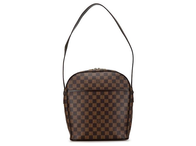 Bolsa de Ombro Louis Vuitton Damier Ipanema GM Marrom