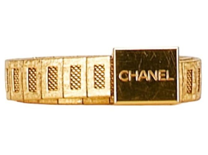Timeless Cinturón de mujer chapado en oro Chanel Dorado