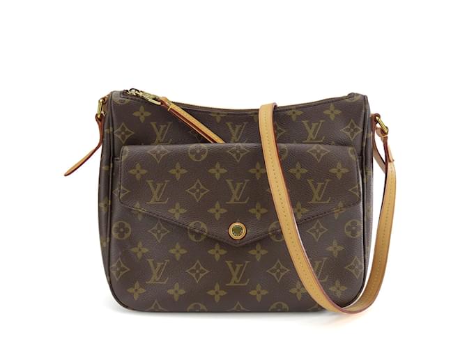 Louis Vuitton Mabillon Shoulder Bag - Brown Monogram Patent leather  ref.1447658