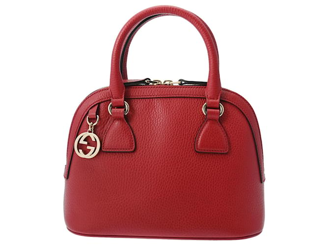 Bolsa de couro vermelha Gucci 449661 para mulheres Vermelho  ref.1447708