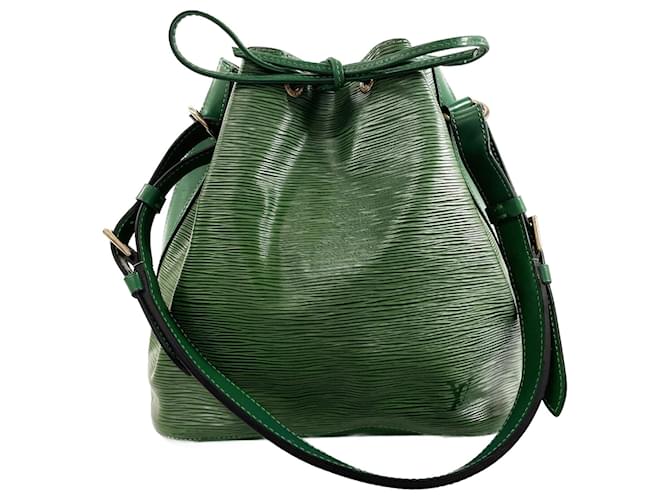 Noe Sac à épaule Louis Vuitton Petit Noé M44104 en cuir Epi vert  ref.1447822