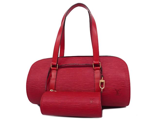 Borsa Louis Vuitton Epi Soufflot in rosso castigliano  ref.1447855