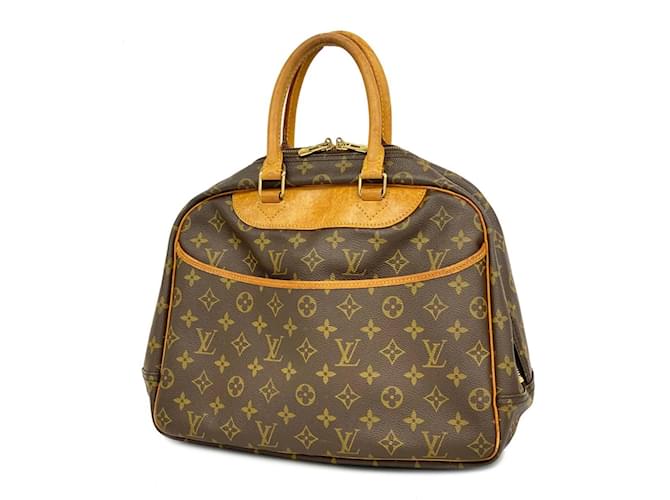 Louis Vuitton Monogram Deauville Handbag for Women Brown Patent leather  ref.1447866