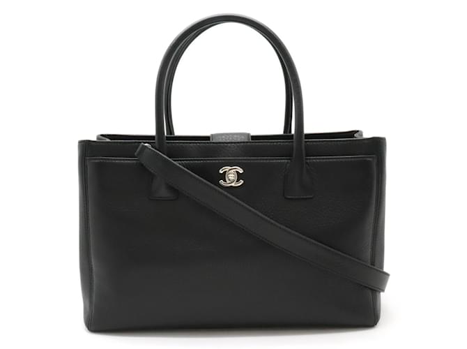 Chanel Executive Line Coco Mark Tote Bag Schwarz Leder  ref.1448176