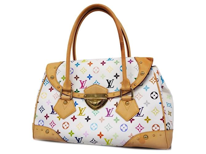 Beverly Louis Vuitton Monogram Multicolore Handbag White Cloth  ref.1448237