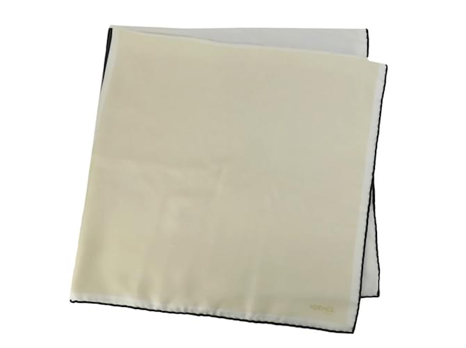 Hermès Hermes Carre 90 Silk Scarf for Women White  ref.1448431