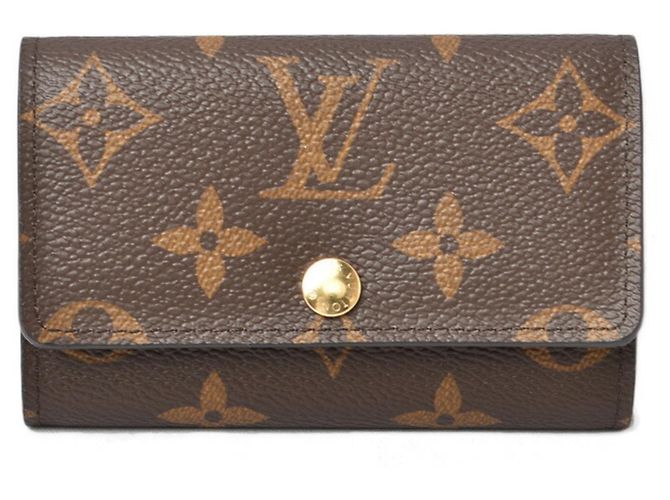 Étui à clés Monogram Louis Vuitton Marron