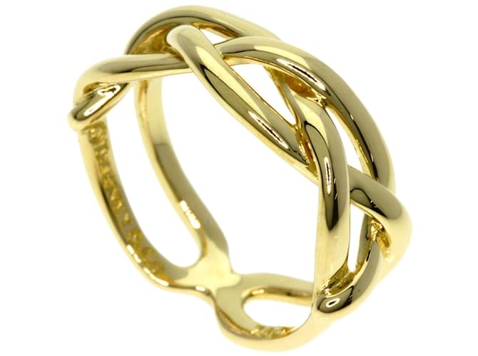 Tiffany Cross Ring aus 18K Gelbgold