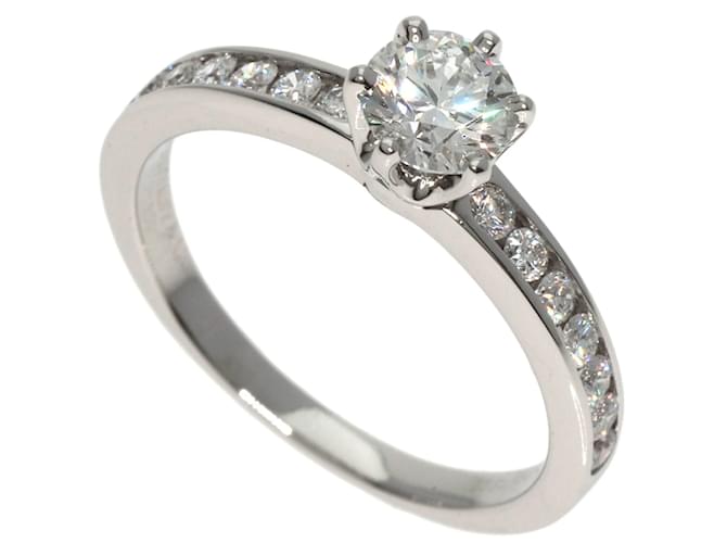 Tiffany & Co Tiffany Platinum Solitaire Diamond Ring  ref.1448670