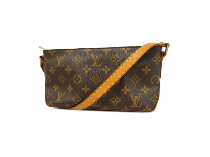 Sac à épaule Trotter Monogram Louis Vuitton Marron  ref.1448766