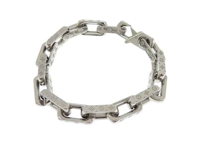 Bracelet Chaîne Monogram M00309 Louis Vuitton Argenté  ref.1449036