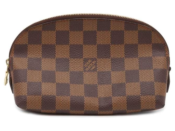 Louis Vuitton Damier Ebene Pochette Tick PM Red  ref.1449061