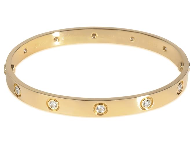 Cartier Love Bracelet, 10 Diamonds (Yellow Gold)  ref.1449348