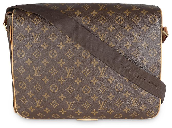 Borsa Messenger Abbesses in Tela Monogramma Louis Vuitton Marrone