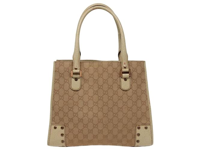 Toile GG Gucci Beige  ref.1449629