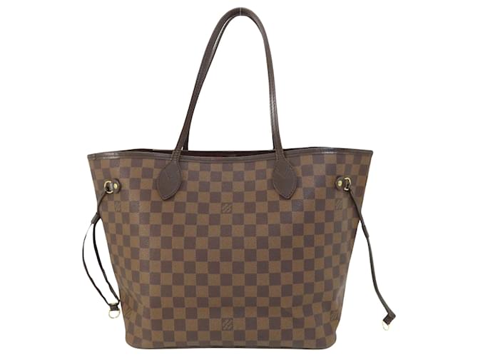 Louis Vuitton Neverfull MM Toile Marron  ref.1449650