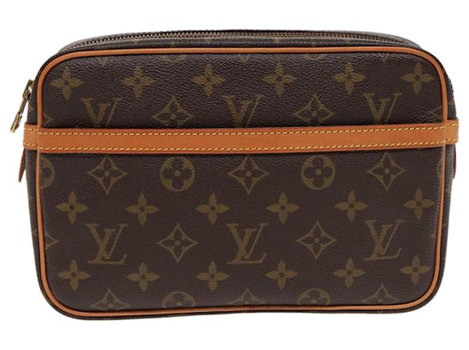 Louis Vuitton Compiègne Blu Tela  ref.1449759