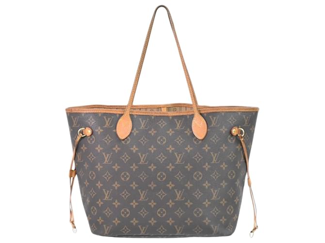 Louis Vuitton Neverfull MM Toile Marron  ref.1449762