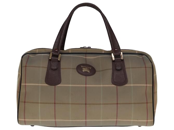 Burberry Nova Check Bege Lona  ref.1449820