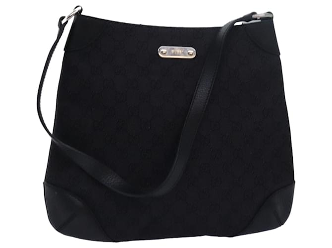 Canvas GG di Gucci Nero Tela  ref.1449835